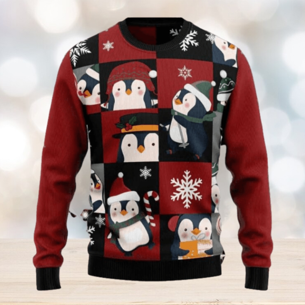 Ugly deals sweater penguin