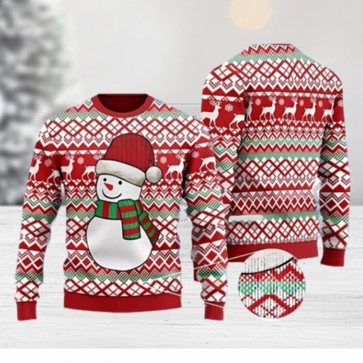 Cute Snowman Ugly Christmas Sweater Nice Gift For Everyone