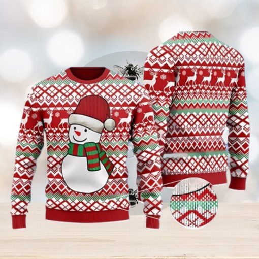 Cute Snowman Ugly Christmas Sweater Nice Gift For Everyone