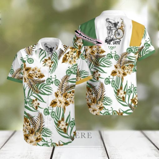 Cycling Tropical Custom Hawaiian Shirt