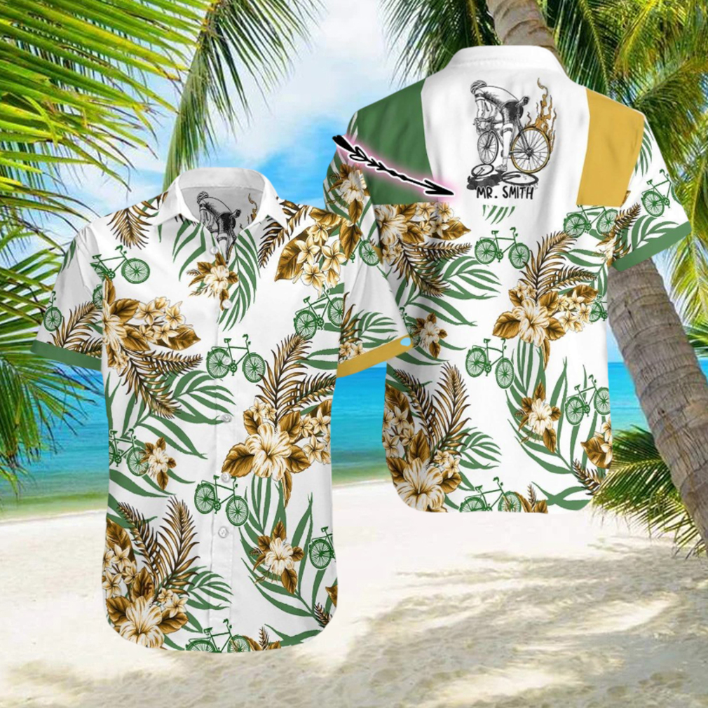  Custom Hawaiian Shirt Palm Tropical Flowers Beach