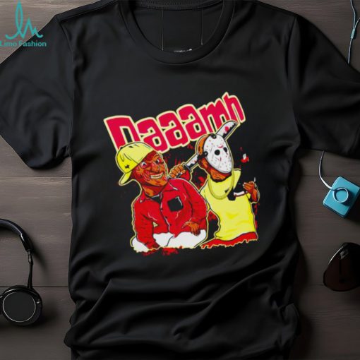 Daaamn Friday The 13th characters shirt