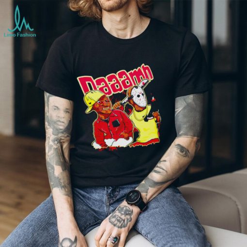 Daaamn Friday The 13th characters shirt