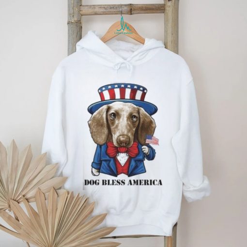 Dachshund Dog Bless America T Shirt