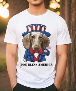 Dachshund Dog Bless America T Shirt