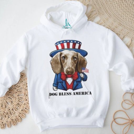 Dachshund Dog Bless America T Shirt