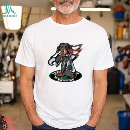 Dachshund Philadelphia Eagles Nfl Logo Tattoo Shirt