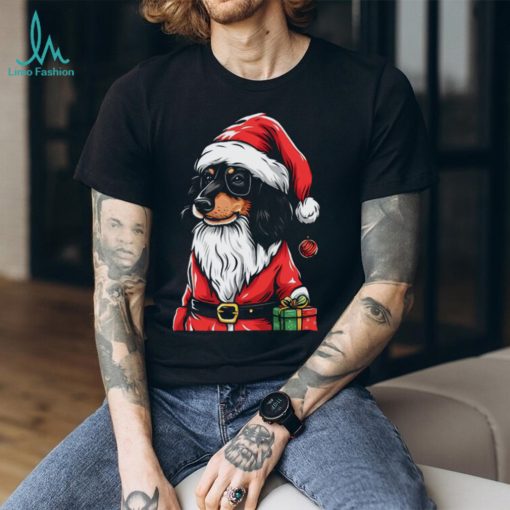 Dachshund Santa Xmas Hooded Sweatshirt
