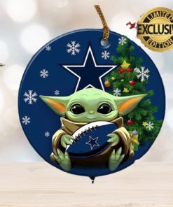 Personalized Dallas Cowboy Christmas NFL Football Ceramic Ornament -  T-shirts Low Price