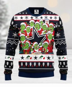 Dallas Cowboys 12 Grinch Xmas Day Xmas Ugly Christmas Sweater Best Christmas Gift Ideas