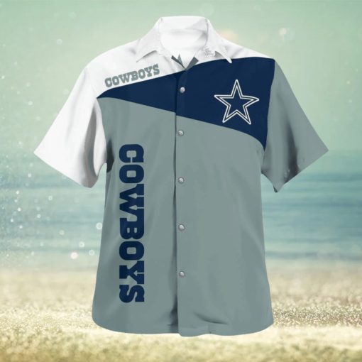 Dallas Cowboys Beach 3D Hawaiian Shirt Best For Fans Beach Gift For Men And Women