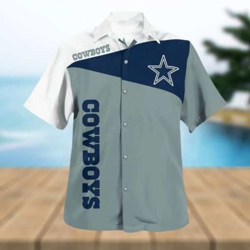 Dallas Cowboys Beach 3D Hawaiian Shirt Best For Fans Beach Gift For Men And Women