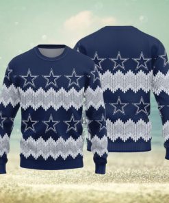 Dallas Cowboys Christmas Pattern Knitted Sweater