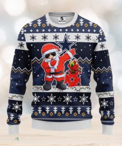 Dallas Cowboys Dabbing Santa Claus Christmas Ugly Sweater Sport Christmas Gift Ideas