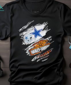 Dallas Cowboys Harley Davidson scratch shirt