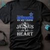 Carolina Panthers In My Vien Jesus In My Heart Logo Shirt