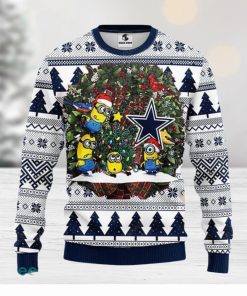 Dallas Cowboys Christmas Forrest Winter Pattern Ugly Christmas