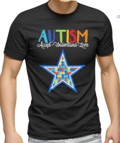 Dallas Cowboys NFL Autism Awareness Accept Understand Love Shirt