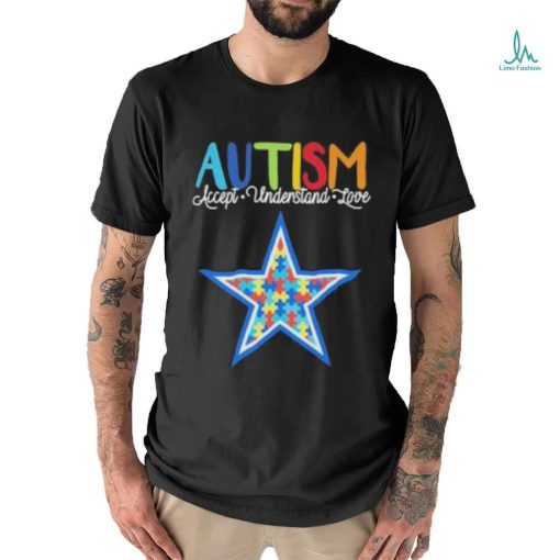 Dallas Cowboys NFL Autism Awareness Accept Understand Love Shirt