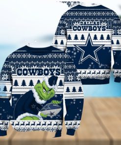 Dallas Cowboys NFL Grinch Christmas Ugly Sweater Fans Gift Funny For Men And Women