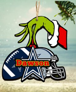 Dallas Cowboys NFL Grinch Personalized Ornament SP121023105ID03