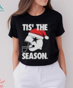 Dallas Cowboys Santa Hat Christmas Tis The Season T Shirt
