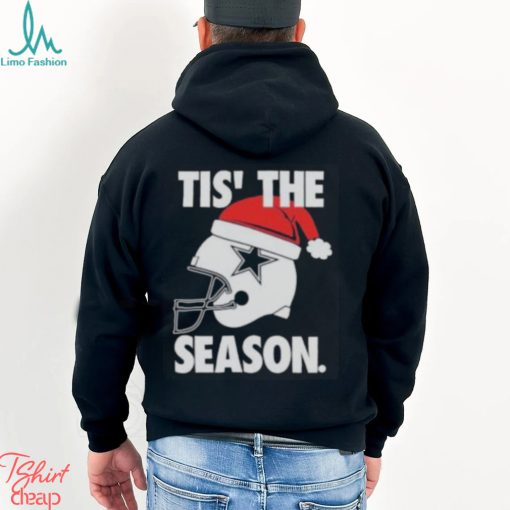 Dallas Cowboys Santa Hat Christmas Tis The Season T Shirt