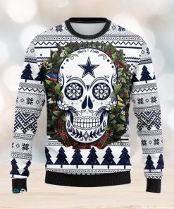Dallas Cowboys Skull Flower Ugly Christmas Special Gift Men Women