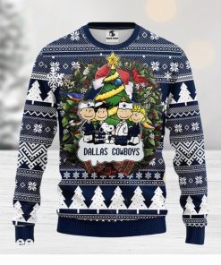 Dallas Cowboys Women's Light-Up V-Neck Ugly Sweater - Navy