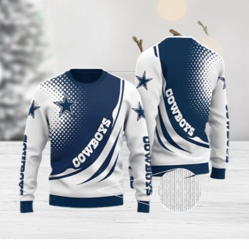 Dallas Cowboys Ugly Christmas Sweater All Over Print Ugly Nice Gift For Everyone