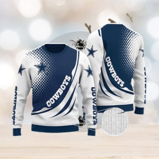 Dallas Cowboys Ugly Christmas Sweater All Over Print Ugly Nice Gift For Everyone