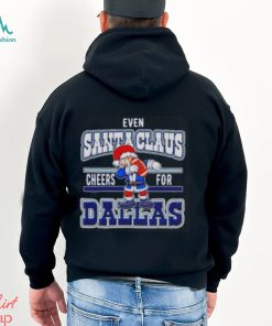 Dallas Cowboys even Santa Claus cheers for NFL Christmas shirt