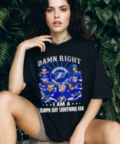 Official Damn right – I am a tampa bay lightning fan shirt, hoodie