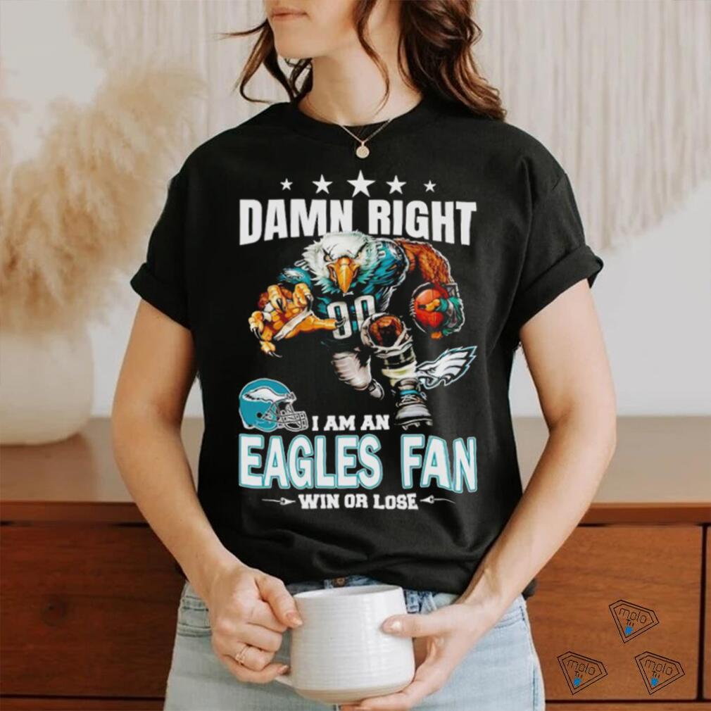 Philadelphia Eagles Damn Right NFL Jersey Shirt Skull Custom