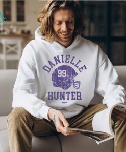 Danielle Hunter Minnesota Helmet Font Shirt