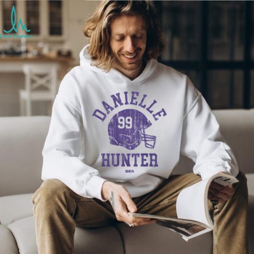 Danielle Hunter Minnesota Helmet Font Shirt