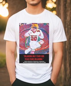 Danny Stutsman 28 Sooners Oklahoma Only Fears God Texas Fears Oklahoma shirt