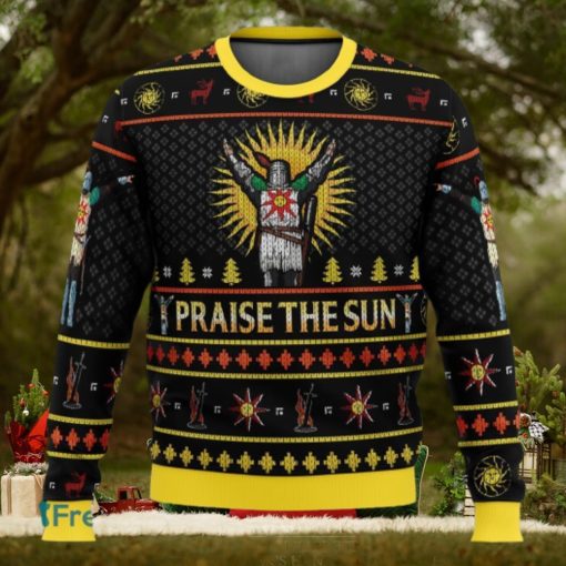 Dark Souls Praise The Sun Ugly Christmas Sweaters 3D Super Hot