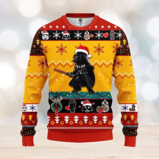 Darth Vader Cute Ugly Christmas Sweater Yellow 1 Amazing Gift Cute Christmas Gift