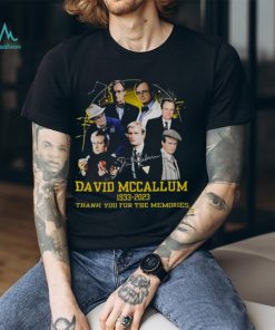 David Mccallum 1933 – 2023 Thank You For The Memories T Shirt