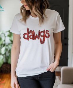 Dawgs faux sequin embroidery Shirt