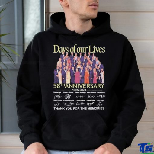 Days Of Our Lives 58th Anniversary 1965 – 2023 Thank You For The Memories T Shirt