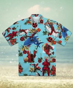 Deadpool Hawaiian Shirt And Shorts Mens Wade Wilson Marvel Comics Film Aloha Shirts Deadpool Movie Halloween Costumes Ryan Reynolds Deadpool 2 3 Button Up Shirt