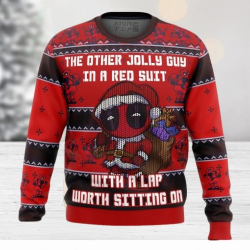 Deadpool Jolly Red Guy Ugly Sweater Christmas Style Gift For Men And Women