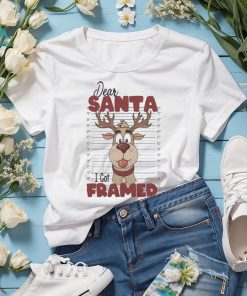 Dear Santa I God Framed Reindeer Christmas Shirt
