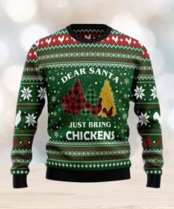 Dear Santa Just Bring Chickens Ugly Christmas Sweater Style Gift For Men And Women