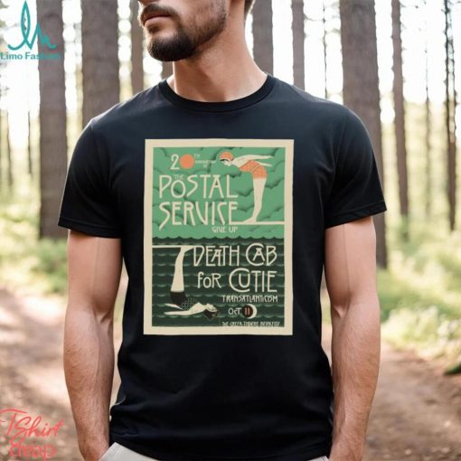 Death cab for cutie tour the greek theatre berkeley ca october 11 2023 poster shirt