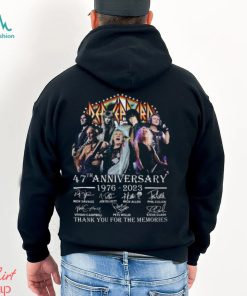 Def Leppard Hard Rock 47th Anniversary 1976 – 2023 Thank You For The Memories Unisex T Shirt