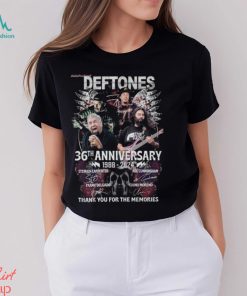 Deftones 36th Anniversary 1988 – 2024 Thank You For The Memories Merch, Deftones Album Shirt, Deftones Tour 2024 T Shirt