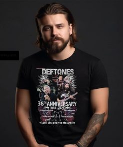 Deftones 36th Anniversary 1988 – 2024 Thank You For The Memories Merch, Deftones Album Shirt, Deftones Tour 2024 T Shirt